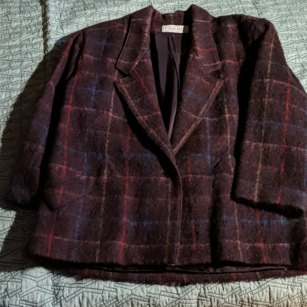 CARLISLE WINDOWPANE PLAID JACKET